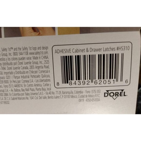 Safety 1st Adhesive Cabinet Drawer Latch for Childproofing Lock 4 Pack NIB - Picture 5 of 5